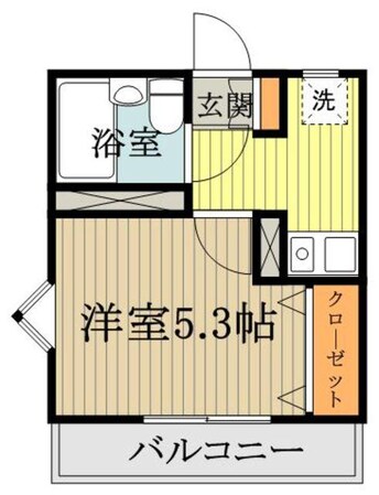 セゾンKNの物件間取画像